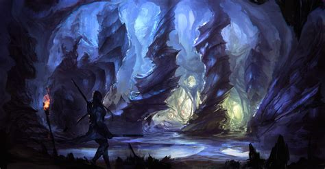 Concept Art: Cave by ESPj-o on DeviantArt