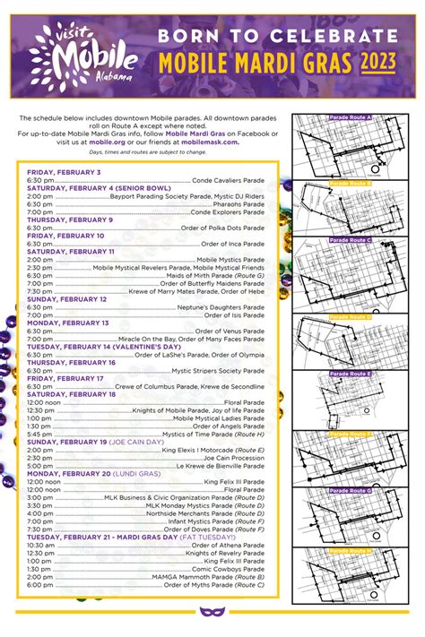 Mardi Gras 2024 Mobile Al Printable - Corry Doralyn