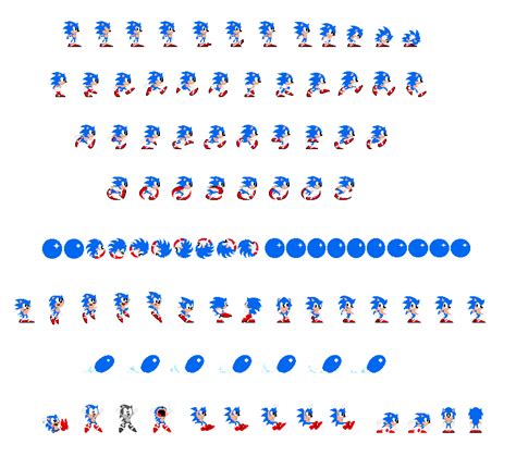 Plastic Mania Sonic Sprite Sheet by omaryasser123 on DeviantArt