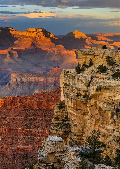 Sunset from Mather Point at the Grand Canyon. | Adam Schallau Photography | Grand canyon sunset ...