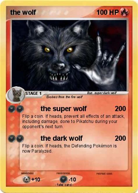 Pokémon the wolf 14 14 - the super wolf - My Pokemon Card