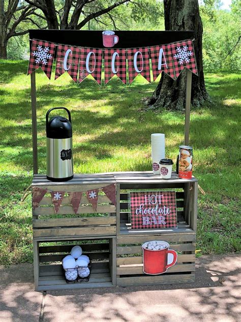 Hot Cocoa Stand Complete With Accessories and Decor - Etsy