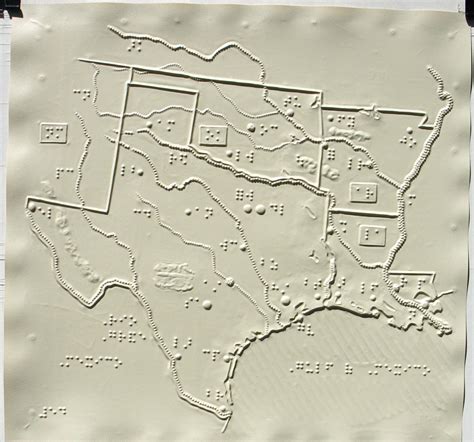 Braille map of southern US. - Maps on the Web