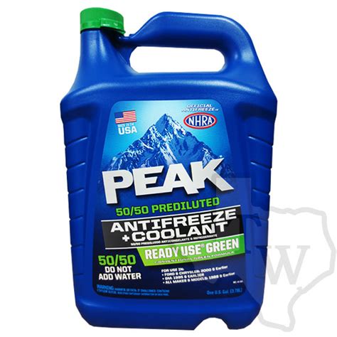 PEAK ANTIFREEZE 50/50 6CT READY USE GREEN - Anti-Freeze - Auto ...