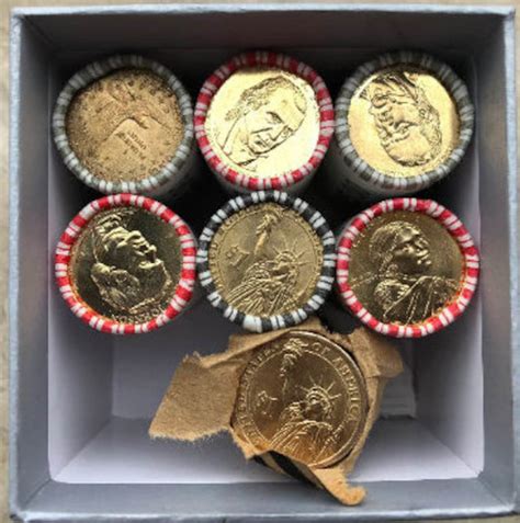 Gold Presidential Coins With Various Presidents U.S. Currency - Etsy