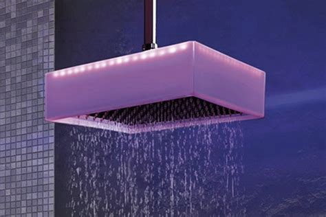 Ducha de lluvia decorativa con LED - Aqua - Securibath Blog