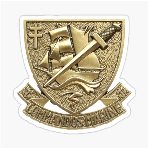 "Commando Marine" Sticker for Sale by Objectifarmee | Redbubble