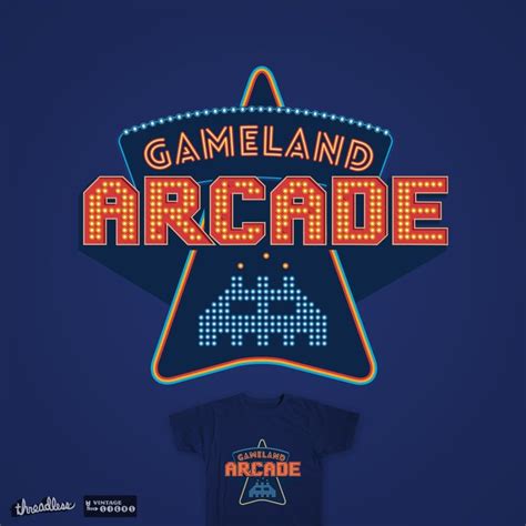 ARCADE GAME! on Threadless | Arcade, Retro arcade games, Arcade games