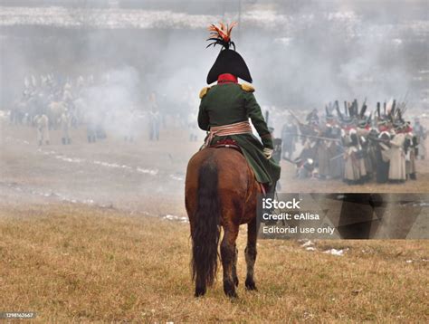 The Battle Of Berezina In Napoleonic War Stock Photo - Download Image ...