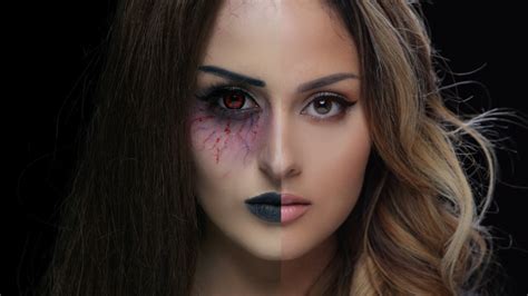 Half Face Halloween Makeup Ideas Everyone Love to Try - A DIY Projects