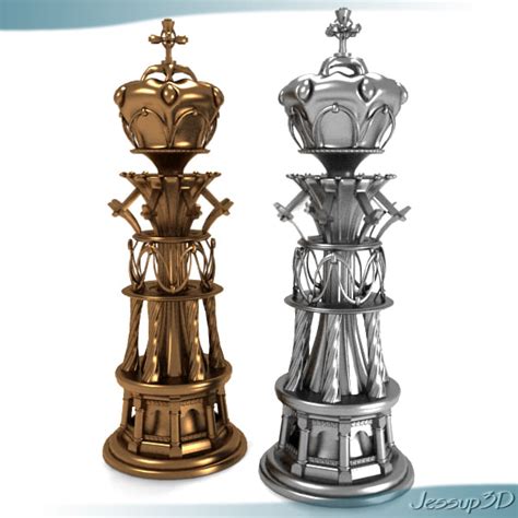 3d model chess piece