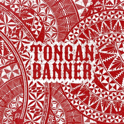 Tongan Pattern Banner - Etsy