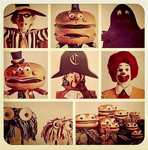 A photo montage of early McDonaldland characters, found on the internet. (About 1971/72 ...