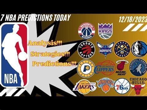 7 NBA Picks and Predictions for Today's Action 12/18/23 : r/PrizePicksPlays