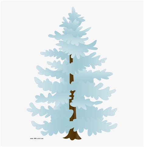 Clipart Snow Tree - Snow Covered Trees Clip Art, HD Png Download , Transparent Png Image - PNGitem