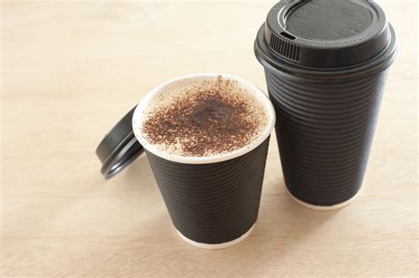 Takeaway cappuccino for two - Free Stock Image