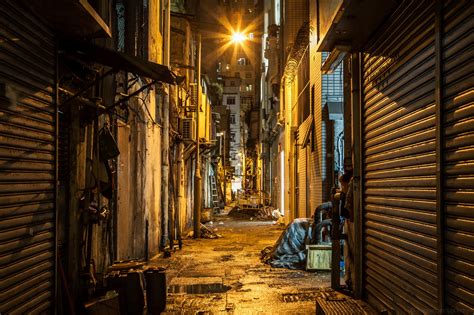 Hong Kong Alleyways | Alleyway, Scene background, High tech low life