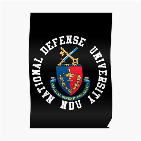 "National Defense University logo" Poster for Sale by TheArtExplorer ...