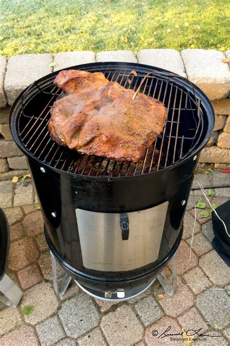 Russ' Culinary Adventures: 12.5 lbs Pork Butt on the 18.5" Weber Smokey ...