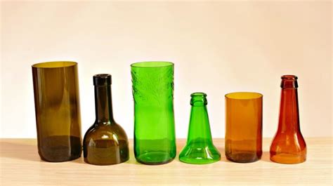 Cut Glass Bottles With String & 5 DIY Projects Using Cut Glass Bottles