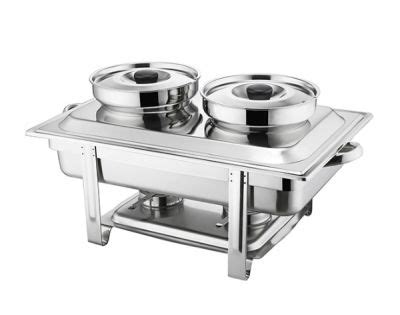 Chafing Dishes with Various Types and Sizes