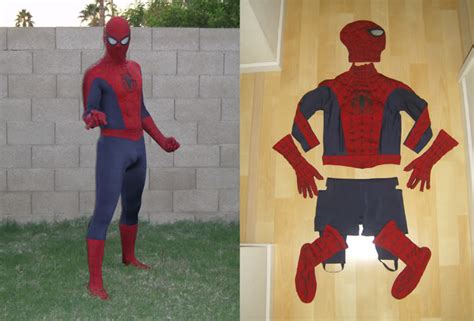 How to Make a Spider Man Costume - step by step