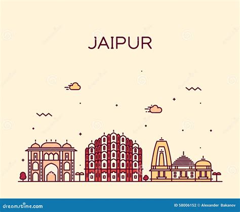 Jaipur Map. Detailed Black Map Of Jaipur City Poster With Roads. Cityscape Urban Vector. Black ...