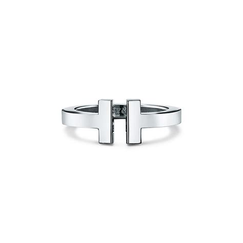 Tiffany T Square Ring in Sterling Silver | Tiffany & Co. UK