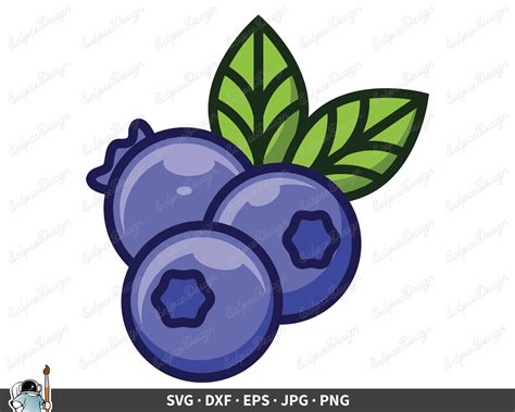 Blueberries SVG Blueberry Clip Art Vector Blueberries Clipart - Etsy UK