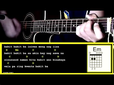 Bakit Ba by Siakol-Guitar Chords & Strumming Pattern Acordes - Chordify