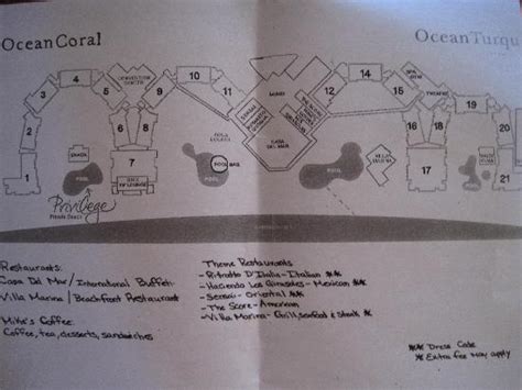 Map of resort - Picture of Ocean Coral & Turquesa, Puerto Morelos - TripAdvisor