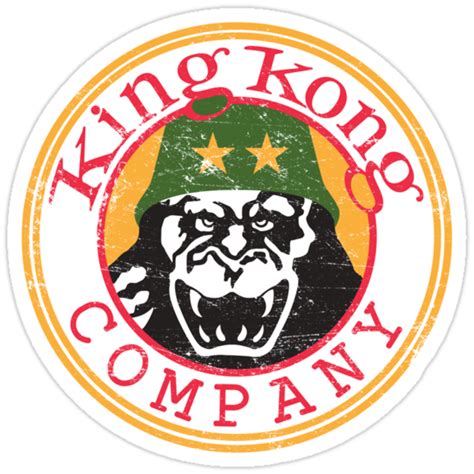 "King Kong Company" Stickers by superiorgraphix | Redbubble