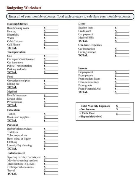 27 Budget Spreadsheet Excel page 2 - Free to Edit, Download ...