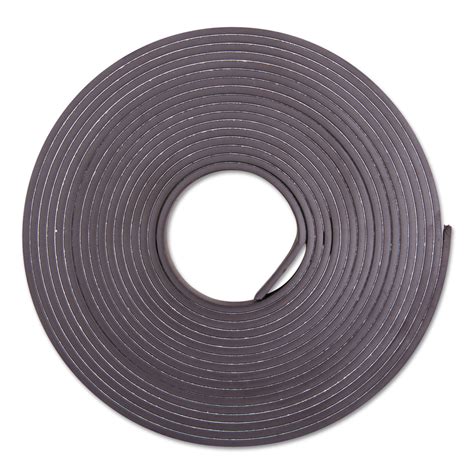 Adhesive-Backed Magnetic Tape, 0.5" x 10 ft, Black - Xpressbuy