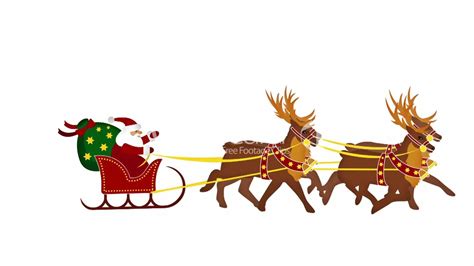 Santa And His Sleigh Clipart at GetDrawings | Free download