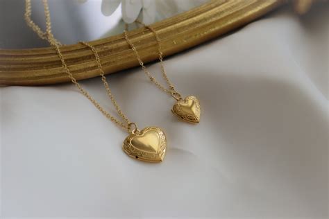 Gold Locket Vintage Heart - Etsy