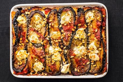 Aubergine and ricotta lasagne | Cooking recipes, Recipes, Lasagne recipes