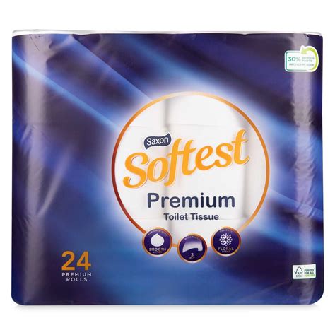 Softest Premium Toilet Tissue 24 Pack Saxon | ALDI.IE