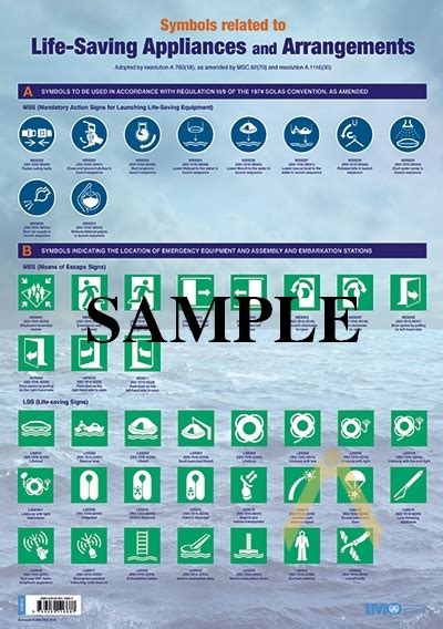 Poster: Symbols related to Life-Saving Appliances and Arrangements ...