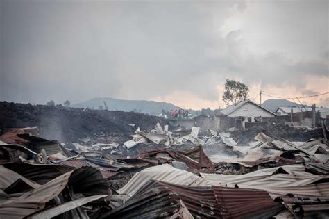 At least 15 people killed in volcanic eruption in eastern Congo