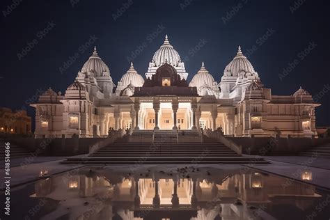 Radha Krishna Prem Mandir, Vrindavan, India Stock Photo | Adobe Stock