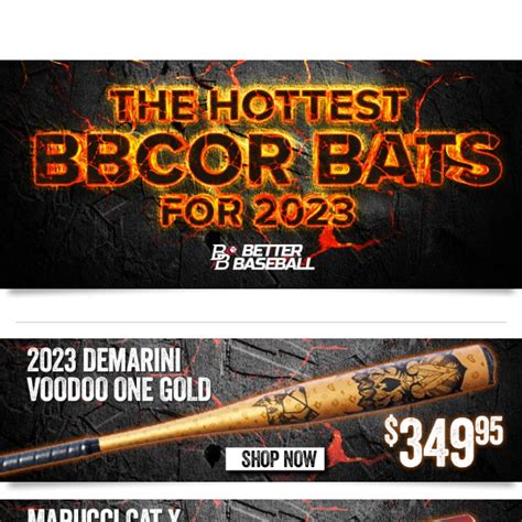 The Hottest BBCOR Bats for 2023 - Better Baseball