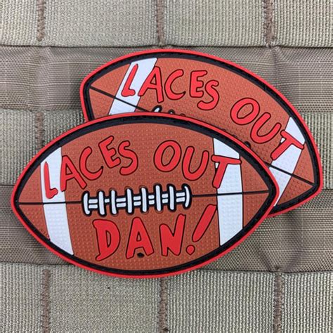 "Laces Out, Dan!" Patch | Violent Little Machine Shop