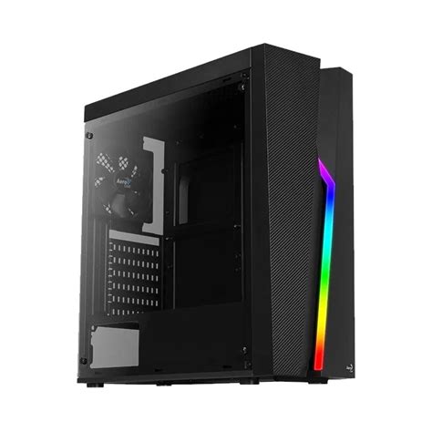 Aerocool Bolt RGB ATX Mid-Tower Case - AER-BOLT-BK | Mwave