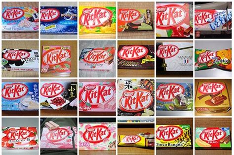 Photos of 100+ different flavors of Kit Kat / Boing Boing