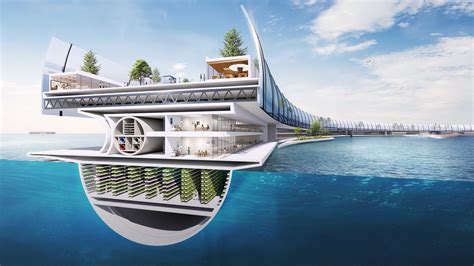 N-Ark's proposes floating cities with underwater Edge data centers