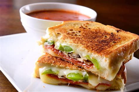 Pepperoni Pizza Grilled Cheese Sandwiches - Life's Ambrosia