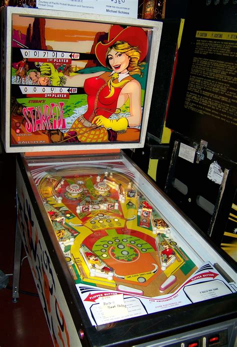 1977 Stampede "Stern" Pinball Machine | Arcade game machines, Pinball ...