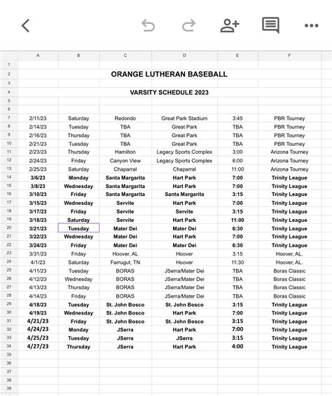 OLu Baseball on Twitter: "The wait is finally over! The 2023 spring schedule has been released ...