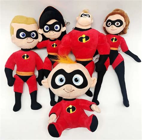 5pcs 20 25cm The incredibles 2 jack stuffed&Animals Plush Doll ...